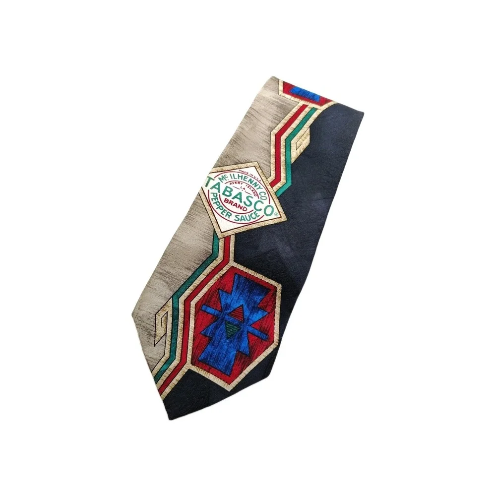 TABASCO Mens 100% Silk Tie 4